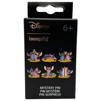 Abbildung von Loungefly Lilo &amp; Stitch Angel Beach Scene Blind Purchase 1 of 12 to Collect and Box Emaille Nadeln Niedliche Brosche Zum Sammeln Für Rucksäcke Taschen