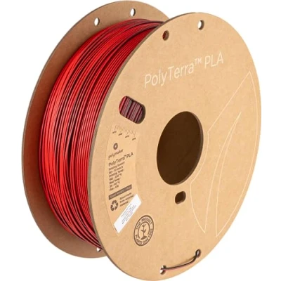 Abbildung von Polymaker Polyterra PLA Dual Color 1.75mm 1kg Shadow Red (Black Red)