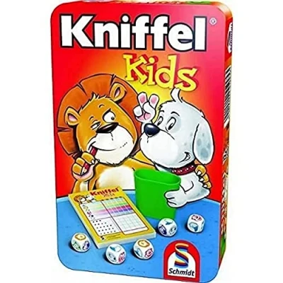 Abbildung von Schmidt Spiele 51245 Kniffel Kids, Bring mich mit Spiel in der Metalldose