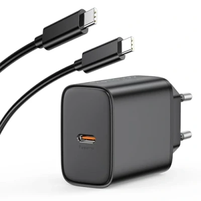 Abbildung von 45W USB C Ladegerät Ladekabel for iPhone 16 15/16 15 Pro/16 Pro Max/16 Plus/iPad Pro/Mini/Air, Samsung Galaxy S24/S23, Stecker Netzteil mit 2M Kabel Steckdose