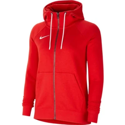Abbildung von Nike Damen W Nk FLC Park20 Fz Hoodie Kapuzenjacke, University Red/White/White, L EU