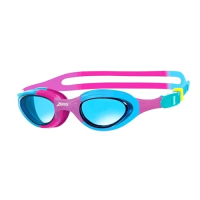 Abbildung von Zoggs Unisex Youth Super Seal Junior Schwimmbrillen, Pink/Blue/Tint, Einheitsgröße