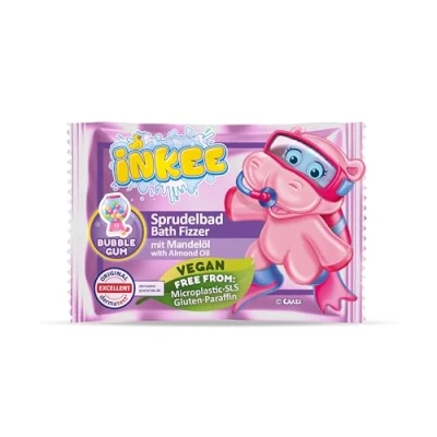Abbildung von INKEE Bath Fizzer Mix Sprudelbad Kinder Badebombe mit Mandelöl, Badekugel 20g Aroma Badezusatz