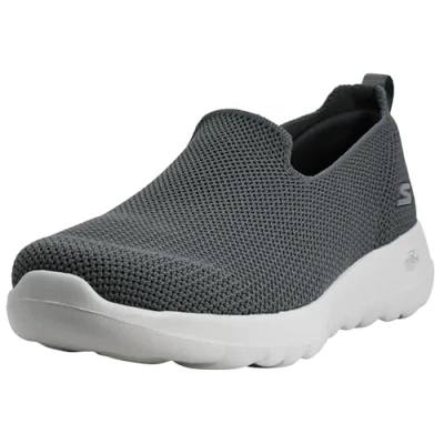 Abbildung von Skechers Performance GO WALK SLIP ON Walkingschuh, Damen, Größe: 40, Charcoal Textil