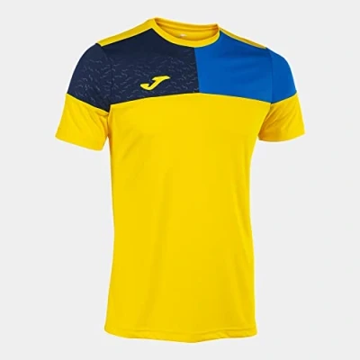 Abbildung von Joma Kurzarm Poloshirt Mann Crew V Weiss königsblau Marineblau