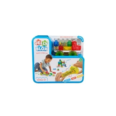 Abbildung von GOLIATH Jelly BLOX Vehicle Kit, Bauspielzeug ab 2 Jahren, mit 35 Sensorische Bausteine, Konstruktion Spielzeug für Kinder
