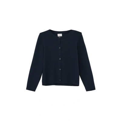 Abbildung von s.Oliver Strickjacke aus Viskosemix Navy 128/134