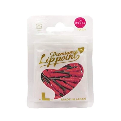 Abbildung von LSTYLE Dartspitzen: Premium Lippoint Soft Tip Dart Points 2BA Gewinde zweifarbig schwarz/rot
