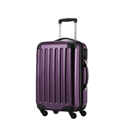 Abbildung von HAUPTSTADTKOFFER Alex Handgepäck, 55 x 38 23 cm, TSA, 4 Rollen, 42 Liter, Reisekoffer, Hartschalenkoffer, Rollkoffer, Bordgepäck Koffer, erweiterbar, Schwarz