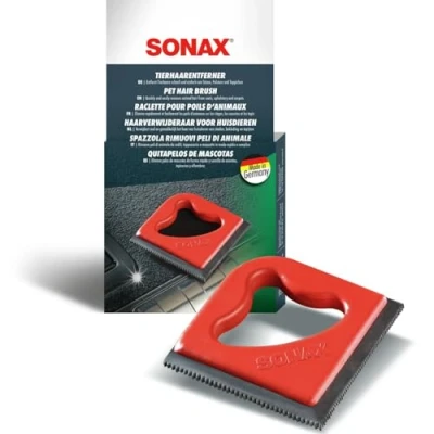 Abbildung von SONAX TierhaarEntferner (1 Stück) ermöglicht Haare effizient und gründlich aus schwer erreichbaren Ecken zu entfernen Art Nr. 04978000