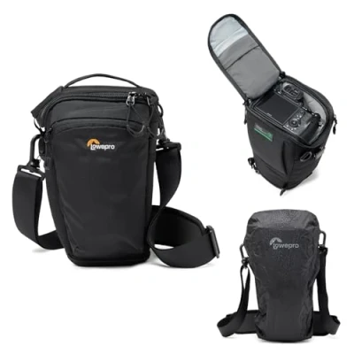 Abbildung von Lowepro ProTactic TLZ 70 Slim AW III Toploader Kameratasche für spiegellose DSLR, Vol.: 4 l, Abm.: 31x10,5x14 cm, f. Kameras mit angesetztem Objektiv, mod. Schultertasche, Fotografen/Videofilmer