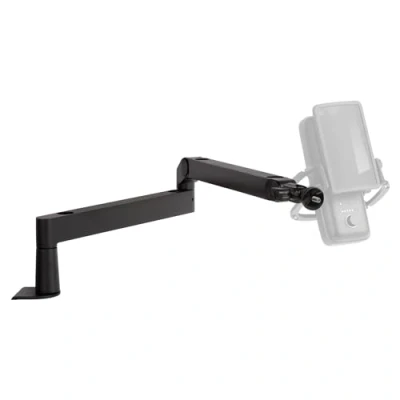 Abbildung von Elgato Wave Mic Arm LP Premium Low Profile Mikrofonarm mit Kabelkanälen für einen sauberen Arbeitsplatz, Tischklemme, vielseitig, voll einstellbar, ideal Podcast, Streaming, Gaming, Home Office