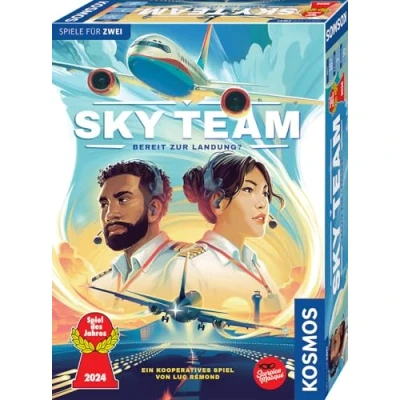 Abbildung von KOSMOS 684044 Sky Team Bereit zur Landung? Spiel des Jahres 2024, kooperatives für 2 Personen ab 10 Jahre, Strategiespiel, Brettspiel, Gesellschaftsspiel