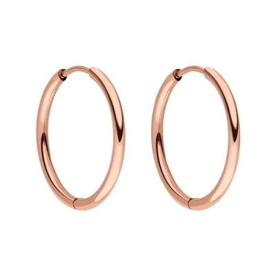 Abbildung von PURELEI® Sleeky Ohrringe (Rosegold) Damenohrringe aus langlebigem Edelstahl Wasserfeste Damen 1,58 cm Durchmesser Modeschmuck für deinen individuellen Look