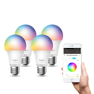 Abbildung von Tapo L530E smarte WLAN Glühbirne E27, Mehrfarbrige dimmbare alexa lampe, smart home zubehör,kompatibel mit Alexa,Google Assistant,Tapo App,Abläufe und Zeitpläne,Kein Hub notwendig