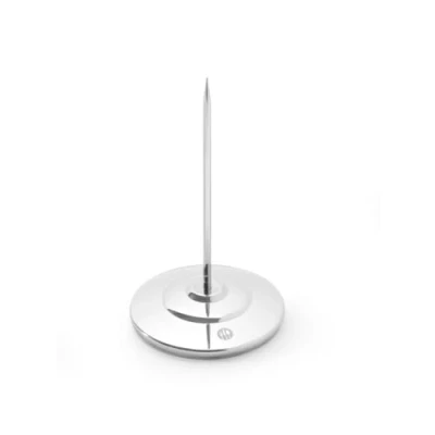 Abbildung von HENDI Zettelspießer, Bonspieß, Zettelhalter, Spießer, ø80x(H)150mm, Edelstahl