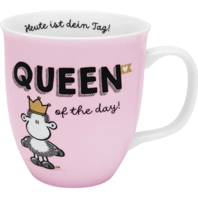 Abbildung von Sheepworld Tasse Motiv &quot;Queen&quot; mit Spruch, Porzellan, 40 cl Geschenk für Sie, Freundin, Schwester, Kollegin 48846