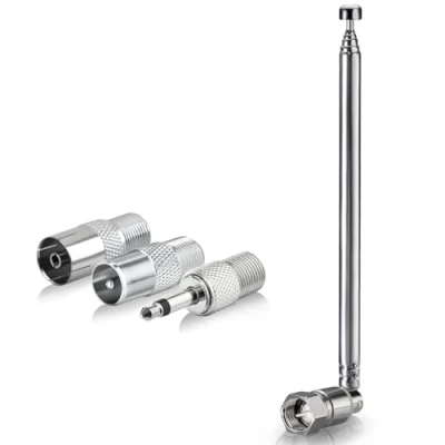 Abbildung von Bingfu FM UKW Radio Antenne 50cm 6 Abschnitte Teleskopantenne Ersatz Kompatibel mit Yamaha Denon Pionier Marantz Bose Wave Musiksystem Bluetooth Stereo Innenempfänger Audio AV Empfänger