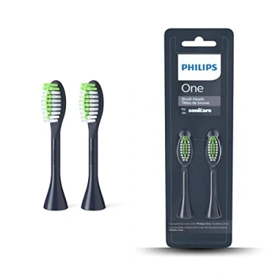Abbildung von Philips One Bürstenköpfe für die elektrische Zahnbürste, Zweierpack, (Modell: BH1022/04)