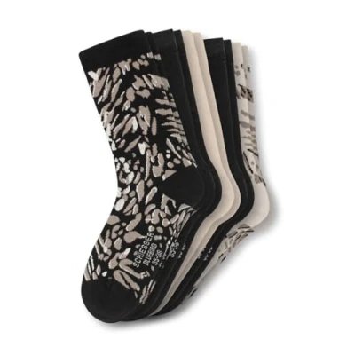 Abbildung von Schiesser 5PACK Socken, Damen, Größe: 35 38, Schwarz creme