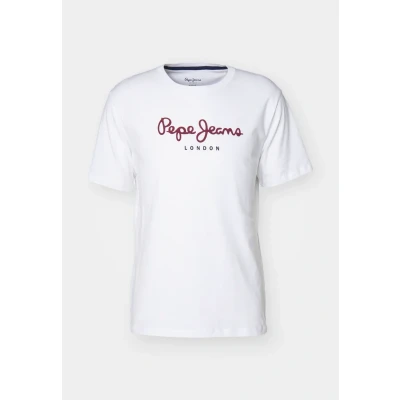 Abbildung von Pepe Jeans EGGO N Tshirt print, Herren, Größe: Large, White