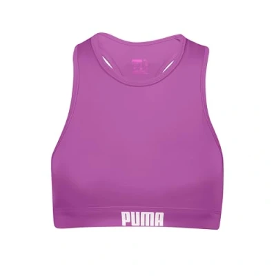 Abbildung von Puma SWIM Women Racerback Bikinitop, Damen, Größe: Large, Magenta