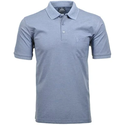 Abbildung von RAGMAN Herren Kurzarm Softknit Poloshirt XX Large, Taube 073