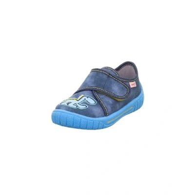 Abbildung von Superfit BILL Hausschuh für Kinder, Größe: 35, Dunkelblau/hellblau Schuhe