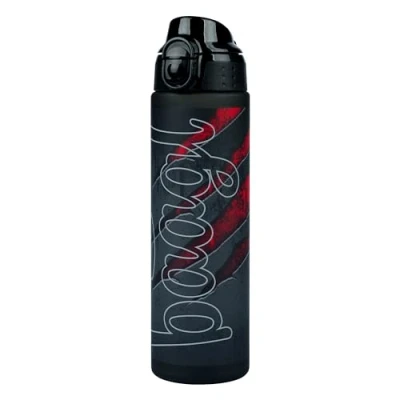 Abbildung von Baagl Kinder Trinkflasche, Auslaufsichere Wasserflasche 700ml, Schule und Sport Flasche für Jungen, Mädchen, Vielseitige Praktische mit verschließbarem Deckel (Volcano)