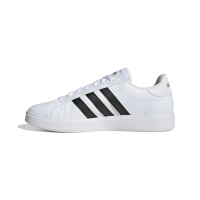 Abbildung von adidas Herren Grand Court Base 2.0 Shoes Schuhe, Cloud White/Core Black/Cloud White, 46 EU