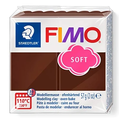 Abbildung von STAEDTLER 8020 75 Fimo Soft Normalblock, Modelliermasse, 57 g, schokolade