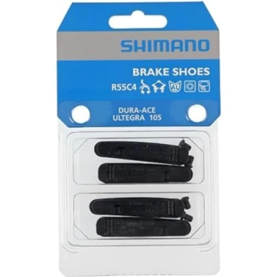 Abbildung von Shimano R55C4 Cartridge Bremsschuhe für Alu Felgen schwarz 2016 Felgenbremsbelag