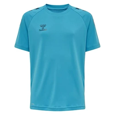 Abbildung von hummel hmlCORE XK CORE Poly Tee S/S Kids, Blue Danube, 140