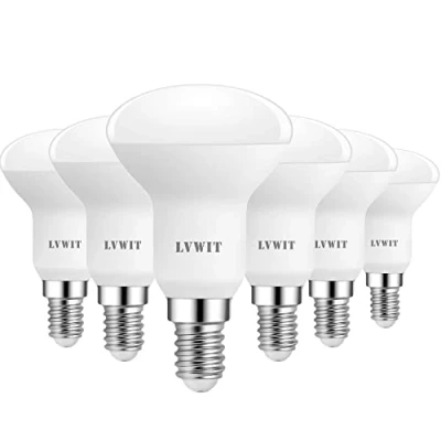 Abbildung von LVWIT E14 LED Lampe Kaltweiss 7.2W, Reflektorlampe 806 lm, 6500K, Reflektor R50 Strahler ersetzt 60W Glühbrine, Nicht Dimmbar, 6er Pack