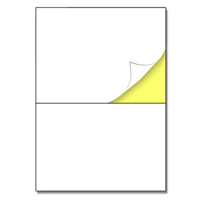 Abbildung von 25 Blatt, Etiketten Selbstklebend Versandetiketten Aufkleber A4 (210 x 148,5mm, A5)