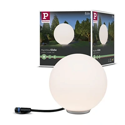 Abbildung von Paulmann 94177 Plug &amp; Shine Lichtobjekt Globe IP67 3000K 235lm 24V Kugelleuchte Aussenleuchte Gartenbeleuchtung Terassenbeleuchtung