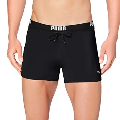 Abbildung von Puma SWIM MEN LOGO Trunk Badehose Pants, Herren, Größe: XXL, Black
