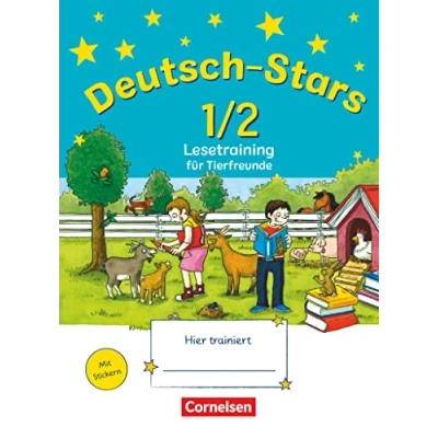 Abbildung von Deutsch Stars Allgemeine Ausgabe 1./2. Schuljahr: Lesetraining für Tierfreunde Übungsheft Mit Lösungen