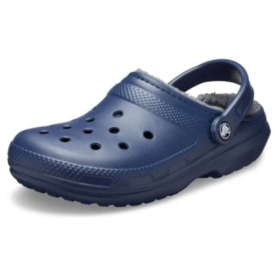 Abbildung von Crocs Unisex Classic Lined Clogs, Navy/Charcoal, 36/37 EU