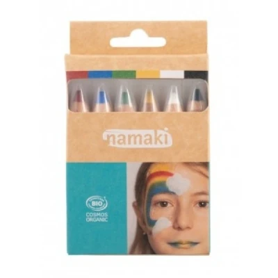 Abbildung von Bio Schminkstifte 6 Farben, Rainbow