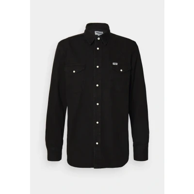 Abbildung von Wrangler Western Hemd, Herren, Größe: 4XL, Rinse black