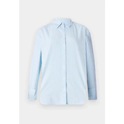 Abbildung von TOM Tailor Blouse Shirt Hemdbluse, Damen, Größe: 36, Dreamy blue white