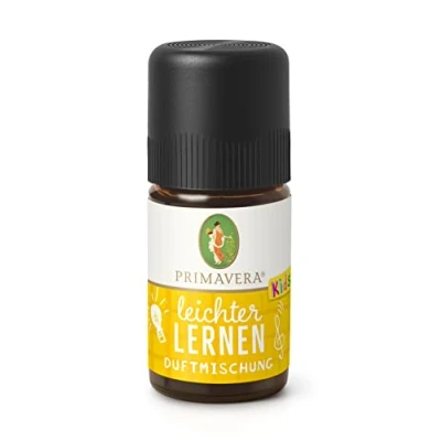 Abbildung von PRIMAVERA Kids Leichter Lernen Duftmischung 5 ml Aromaöl, Duftöl, ätherisches Öl, Aromatherapie konzentrationsfördernd, motivierend vegan