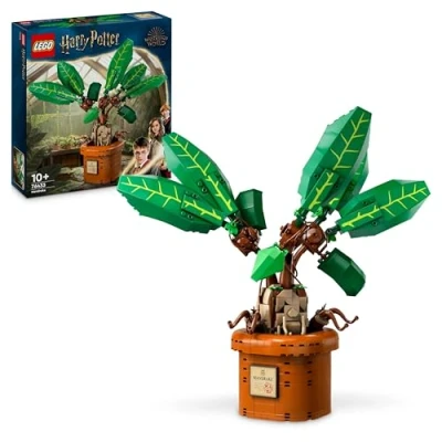Abbildung von Lego Harry Potter Zaubertrankpflanze: Alraune, Pflanzen Spielzeug mit Topf, magisches Geschenk für Mädchen, Jungen und alle Fans, Spielset fantasievolle Kinder, Wohn Deko 76433
