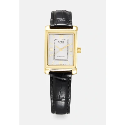 Abbildung von Casio Uhr black/goldcoloured, Damen, Größe: One Size, Black/gold coloured
