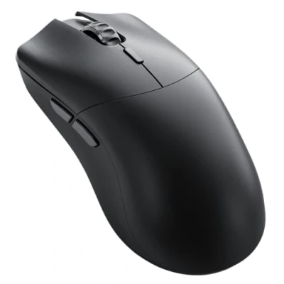 Abbildung von Glorious Gaming Model O 2 PRO Wireless Mouse 2,4 GHz Funk 1 ms Verzögerung, 100 Mio. Klicks, 57 g, Lange Akkulaufzeit, BAMF 2.0 Sensor mit 26k DPI, beidhändig, 6 Tasten, PTFE Füße Schwarz