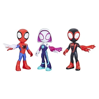 Abbildung von Marvel Spidey and His Amazing Friends Multipack mit supergroßen Heldenfiguren, 3 große Figuren, ab Jahren[Exklusiv bei Amazon]
