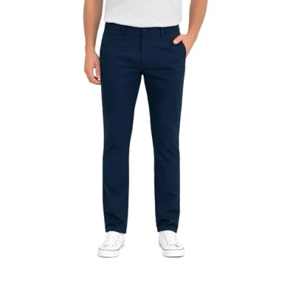 Abbildung von D’MARO Herren Chino Hose Regular Fit Baumwolle mit Stretch Bequeme Stoffhose für Freizeit &amp; Business Modern Pflegeleicht Chinos Männer Navyblau 34W/34L