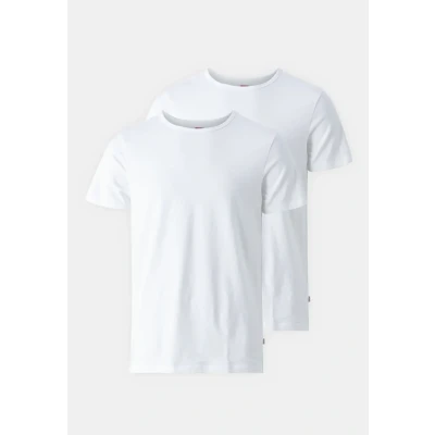 Abbildung von Levi&#039;s Solid CREW 2 PACK Unterhemd/shirt, Herren, Größe: Small, White