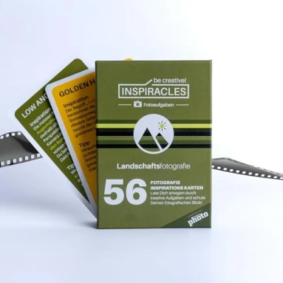 Abbildung von Inspiracles Fotoaufgaben Landschaftsfotografie Inspiration &amp; fotografieren Lernen mit 52 Aufgabenkarten, draußen in der Natur, Fotografie Zubehör, Gadget Box